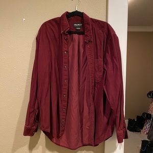 Eddie Bauer Maroon Button Down!